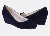 Итальянские темно-синие замшевые туфли Masotti