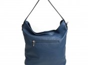 Синяя итальянская кожаная сумка Prima Collezione