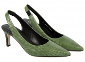 Зеленые туфли Pertini