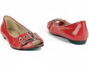 Красные лакированные туфли Manas