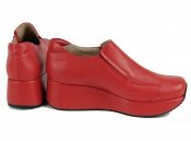 Красные кожаные туфли Kelton