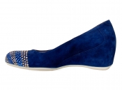 Синие замшевые туфли Donna Soft