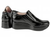 Лакированные черные туфли Kelton