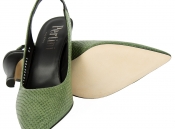 Зеленые туфли Pertini