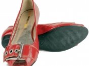 Красные лакированные туфли Manas