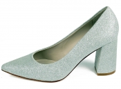 Серебристые женские туфли Pertini