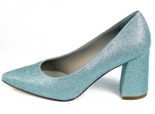Голубые женские туфли Pertini