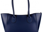 Синяя гладкая сумка Prima Collezione