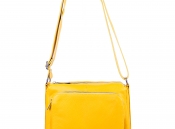 Желтая сумка на молнии Prima Collezione