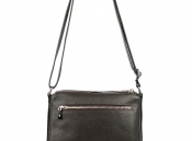 Темно-коричневая женская сумка на молнии Prima Collezione