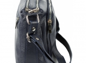 Темно-синяя сумка на молнии Prima Collezione