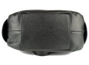 Кожаная черная кросс-боди сумка Prima Collezione