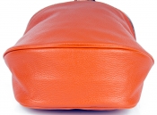 Мягкая оранжевая сумка Prima Collezione