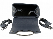 Темно-синяя сумка-рюкзак Prima Collezione