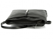 Черная мягкая кроссбоди сумка Prima Collezione