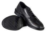 Черные кожаные туфли Dino Bigioni