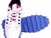 Белые кожаные кроссовки Massimo Granieri