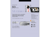 Женские колготки Эра Multifibra 80 XL черный информация о производителе