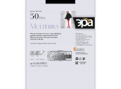 Женские колготки Эра Multifibra 50 XL черный информация о производителе
