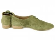 Зеленые замшевые ботинки Gadea