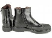 Черные кожаные ботинки Nero Giardini