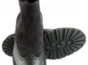 Теплые черные ботинки Pertini