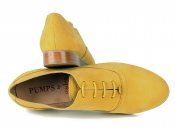 Желтые ботинки из нубука Gadea