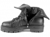 Кожаные черные ботинки Mara