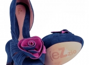 Синие туфли Ezzio