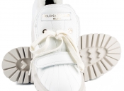 Зимние белые кроссовки Helena Soretti
