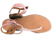 Розовые кожаные сандалии Conte Mer