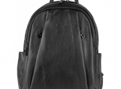 Черный кожаный рюкзак Prima Collezione